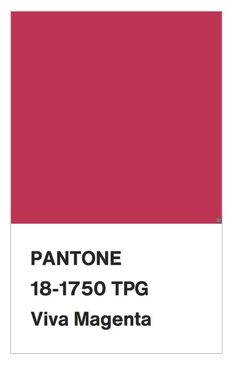 2023年顏色|Pantone 2023 年度代表色 Viva Magenta（附色值）